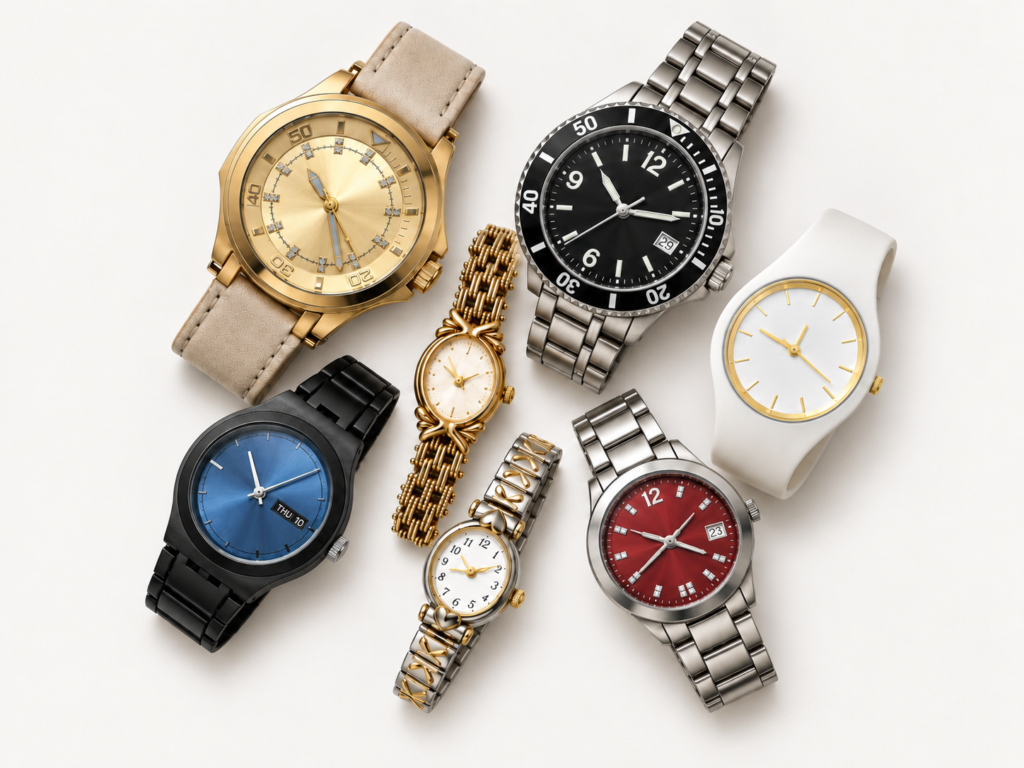 A selection of men's and women's watches